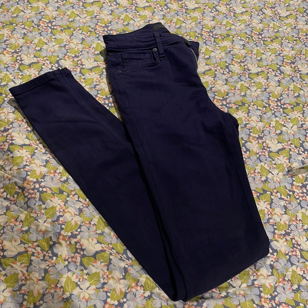 Joe’s jeans Sz 25 navy skinny jeans